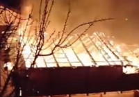 Düzce’de mobilya atölyesi küle döndü