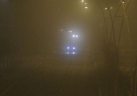 Çankırı'da etkili olan sis görüş mesafesini 50 metreye düşürdü