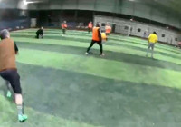 Halı sahanın çatısı çöktü... Panik anları kamerada