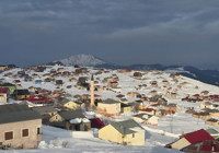 Bektaş Yaylası'nda kar kalınlığı 2,5 metreyi buldu