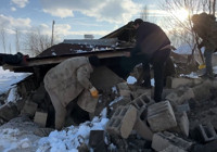 Hakkari’de ahırın çatısı çöktü: 2 hayvan telef oldu