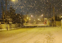 Van'da lapa lapa kar yağdı