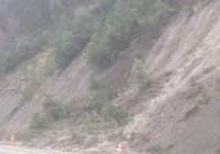 Kastamonu’da yağışların ardından heyelanlar meydana geldi