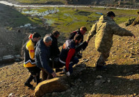 Siirt’te otomobil şarampole yuvarlandı: 1 ölü, 1 yaralı