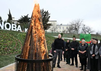 İlham Aliyev, Nevruz ateşini Karabağ'da yaktı