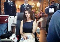 THY'nin Dubai'deki fuarda tanıtım yüzü Songül Öden’e büyük ilgi
