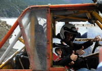 Ak Partili Karaaslan off-road cipini kullandı