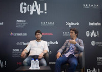 Bülent Korkmaz ve Ümit Davala, GOAL! Sergisi'nde futbolseverlerle buluştu
