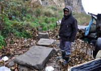 Bartın'da moloz dökülen alanda tarihi kalıntılar bulundu