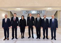 Bakan Sarıeroğlu, İlham Aliyev ile görüştü