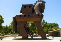 Dünya'nın kültür mirası Troya'ya ziyaretçi akını