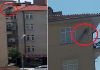 Kırşehir'de inanılmaz olay! Çatıda uyuyakaldı aşağı düştü
