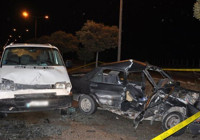 Kırşehir’de otomobil ile minibüs çarpıştı