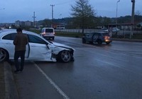 Trabzonsporlu futbolcu kaza yaptı