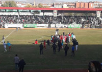 Amatör maçta saha karıştı