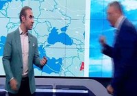 Canlı yayında 'kanlı ay' sürprizi