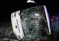 Amasya'da belediye otobüsü devrildi! Ölü ve yaralılar var...