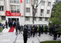 Saadet Partisi’nin genel merkezine tahliye