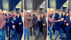 Özgür Özel'e AKM çıkışında fiziksel saldırı! 2004 yılında 2 çocuğunu öldürdüğü ortaya çıktı!