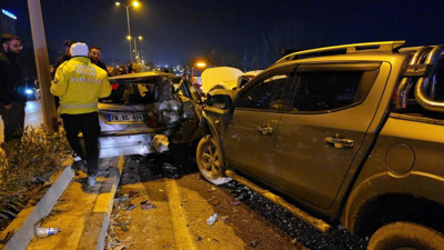 Karabük'te beş aracın karıştığı zincirleme kaza: 5 yaralı