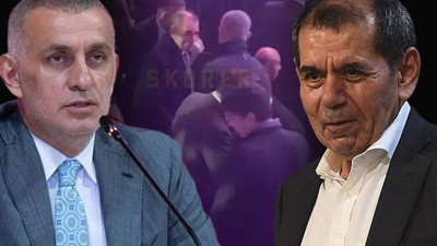 Törene damga vuran anlar! Hacıosmanoğlu, Ali Koç ile selamlaşıp Özbek'i görmezden geldi!