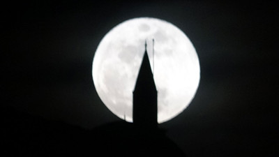 Van'da tarih ile dolunayın buluşması görsel şölen sundu