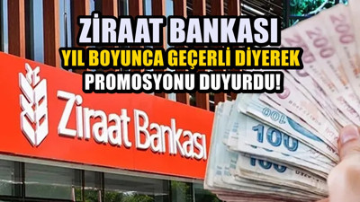 Ziraat Bankası'ndan promosyon kararı! Yıl boyunca geçerli olacak