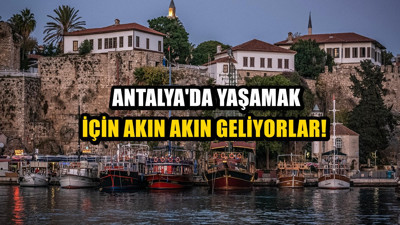 Antalya'ya en fazla göç gönderen il belli oldu