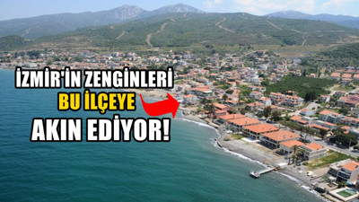 İzmir'deki zenginlerin yeni ilçesi: Villa tipi konutlar peş peşe satılıyor