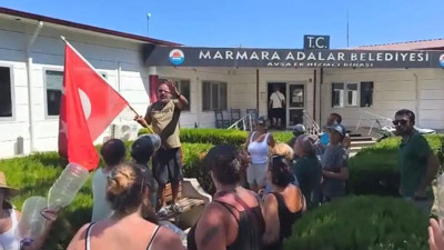 Avşa Adası’nda su isyanı: Konser değil, su istiyoruz