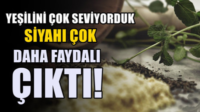 Hep yeşilini tüketiyoruz ancak siyahı şifa deposuymuş! 1 kaşık bile yetiyor