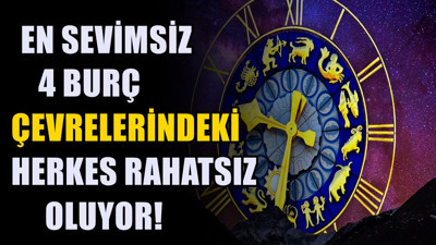 En sevimsiz 4 burç! İnsanlarla anlaşmaları gerçekten çok zor
