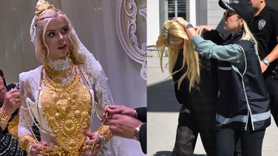 Vanlı Kara Haydar'ın eşi Çağla Öz'ün son hali ibretlik altınlar yerine ters kelepçe