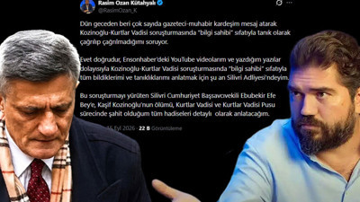 Kaşif Kozinoğlu soruşturması | Başsavcılık'tan Kütahyalı'ya yalanlama