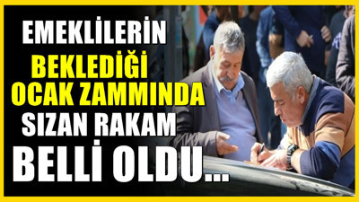 Emeklinin ocak zammı şekilleniyor: Masada 3 farklı hesap var