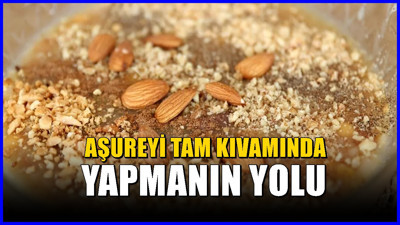 Aşureyi dağılmadan pişirmenin yolu: Sırrını sadece Nevşehirliler biliyor