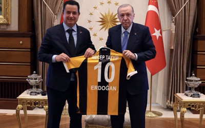 Erdoğan, Acun Ilıcalı'yı makamında kabul etti