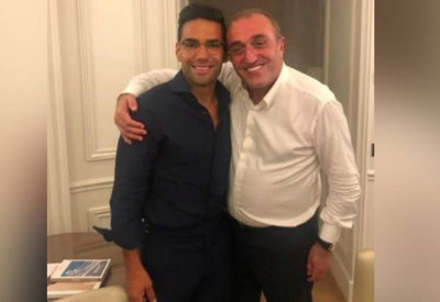 Abdürrahim Albayrak-Falcao görüşmesinden ilk fotoğraf