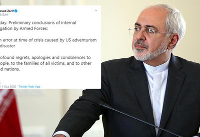 İran Dışileri Bakanı Zarif'in 'kırık kalp'li özrüne tepki!