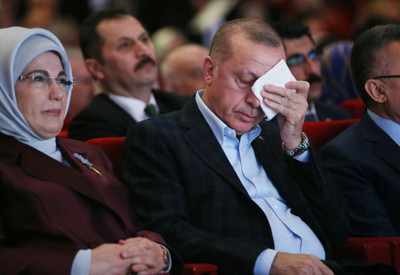 Cumhurbaşkanı Erdoğan gözyaşlarını tutamadı