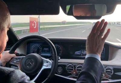 İlk sürüşü Cumhurbaşkanı Erdoğan yaptı