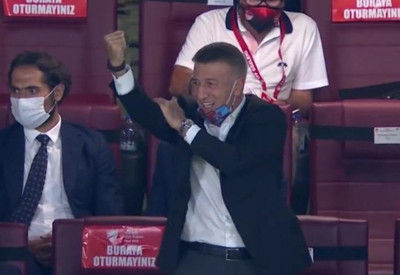 Ahmet Ağaoğlu'nun gol sevinci olay oldu