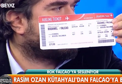 Rasim Ozan Kütahyalı'dan Radamel Falcao isyanı! Onurunla, şerefinle Türkiye'yi terk et
