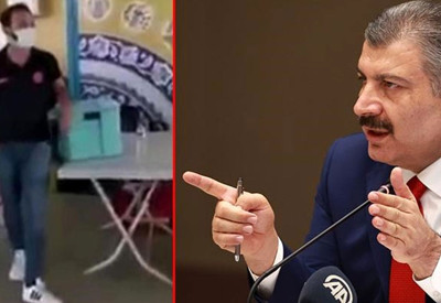 Bakan Koca, otogardaki ilginç aşı davetinde personeline sahip çıktı