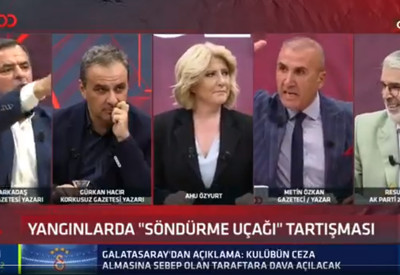 Canlı yayında hakaretler havada uçuştu!