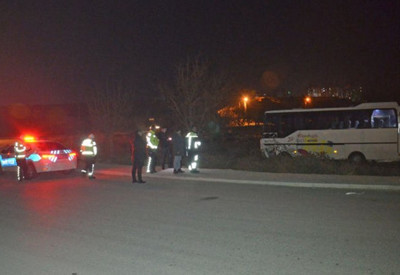 Karaman'da freni patlayan işçi midibüsü yoldan çıktı: 7 yaralı