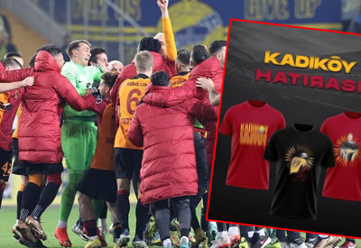 Galatasaray'dan Kadıköy zaferi sonrası özel tişört! GS Store'dan satılmaya başlandı...