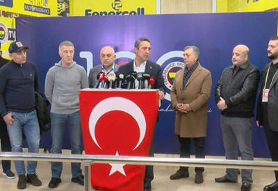TFF Başkanı Büyükekşi ve kulüp başkanları Kadıköy’de ’Omuz Omuza’