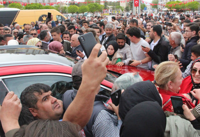 Karaman’da TOGG izdihamı