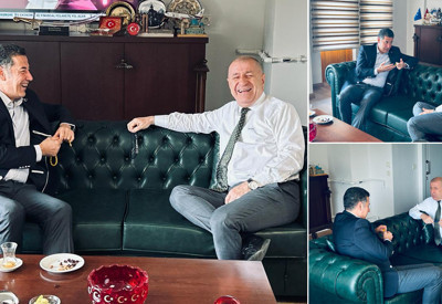 Ümit Özdağ ile Sinan Oğan görüştü